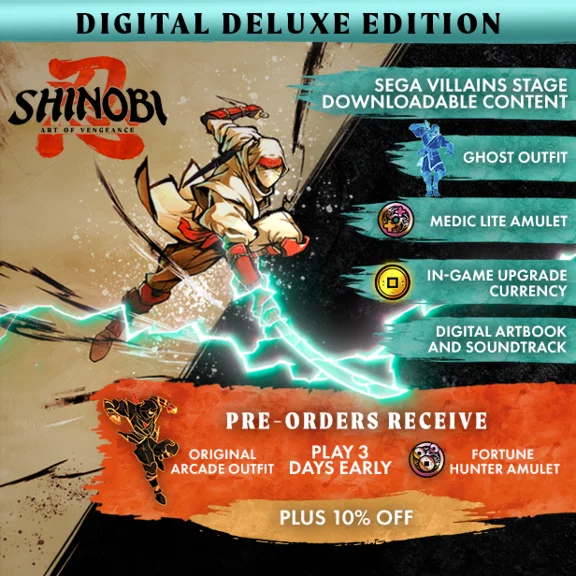 🔴SHINOBI: Art of Vengeance Digital Deluxe🔥All DLC🔥