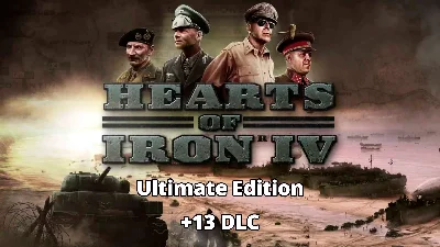 Hearts of Iron IV: Ultimate Bundle (+13 DLC) - STEAM 🔥