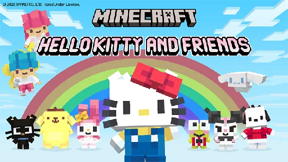 ✅ Minecraft Hello Kitty and Friends XBOX ONE XS KEY 🔑