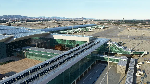 🛫 LEBL Barcelona Airport by LVFR | MSFS