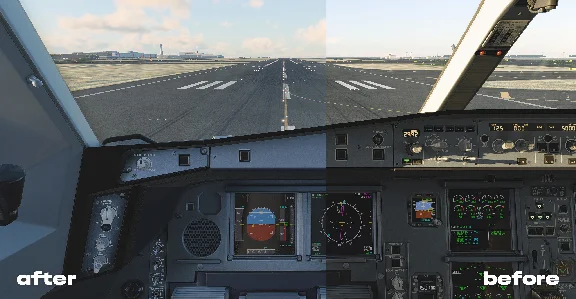 🌦️ Dark Cockpit Shadow Fix by AzrSim | XP12