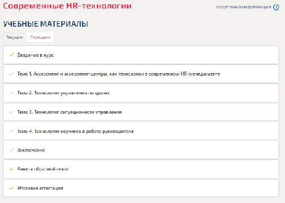 Modern HR technologies. Final test Synergy 2025