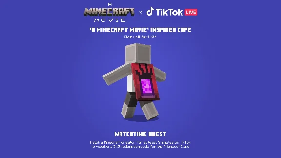 💙 Minecraft TikTok Menace Cape Key 💙