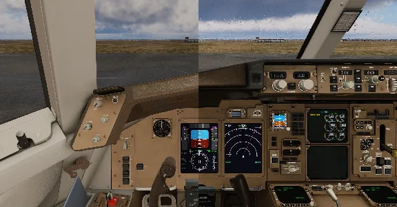 ✈️ FF757 8K Cockpit Textures by AzrSim | XP12