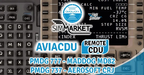 🛡️ aviaCDU FMC Controller | MSFS