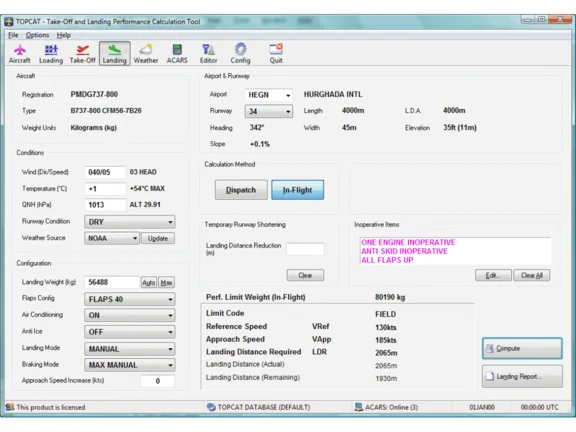 🏢 TOPCAT Performance Calculator | FSX, P3D, MSFS