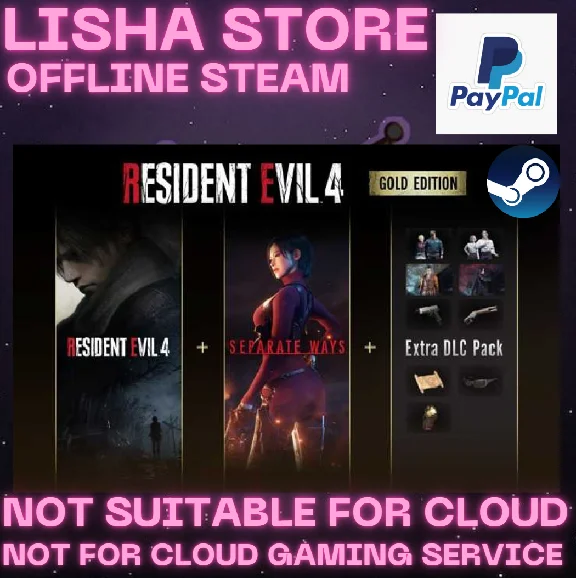 Resident Evil 4 Gold Edition Separate Ways DLC PAYPAL