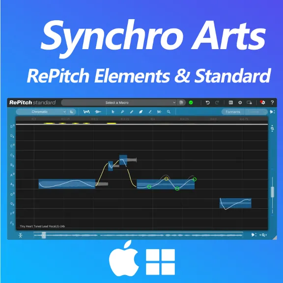 🔵 Synchro Arts RePitch Standart 🔑 OFFICIAL KEY💯