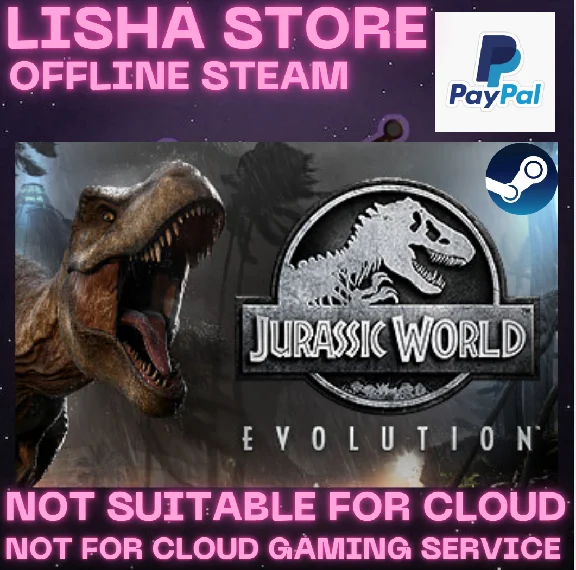 Jurassic World Evolution Steam Offline Paypal