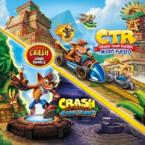 🔴 Crash Bandicoot NSane Trilogy + CTR Nitro❗️PS4/PS5🔴