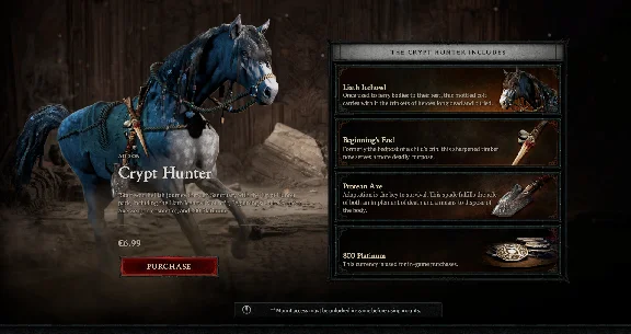 ⭐ Diablo 4 - Crypt Hunter Pack DLC XBOX One / Xbox Seri