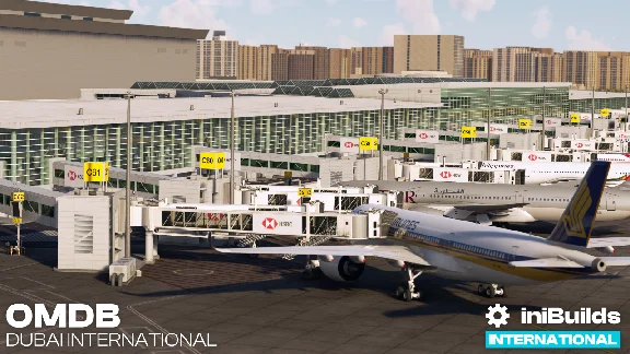 🛫 OMDB Dubai International by iniBuilds | MSFS