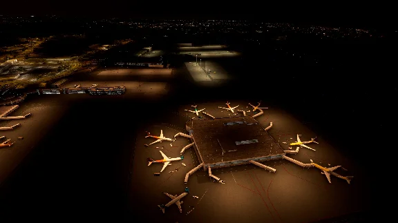 🛫 LIRF Rome Airport Light Enhanced | MSFS