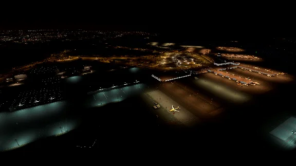 🛫 LIRF Rome Airport Light Enhanced | MSFS