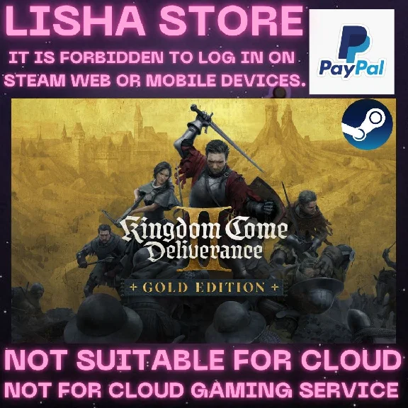 Kingdom Come:Deliverance II Gold Steam Offline Paypal