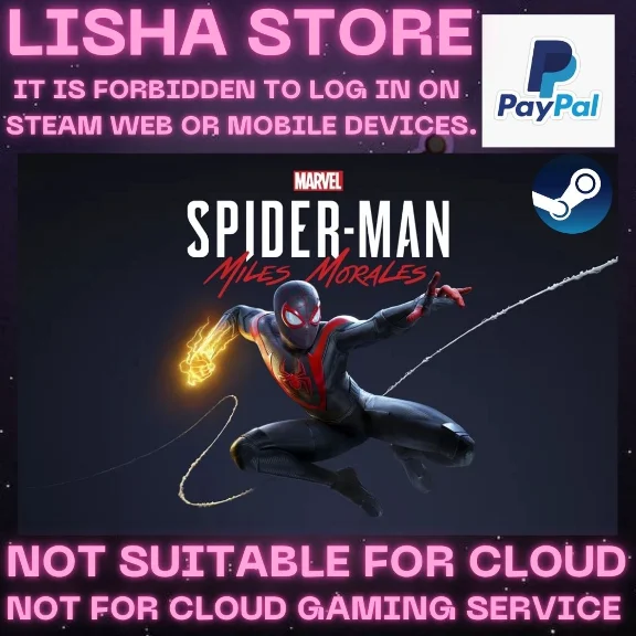 Marvels Spider-Man:Miles Morales Steam Offline Paypal