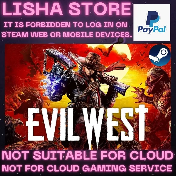 Evil West Steam Offline Paypal