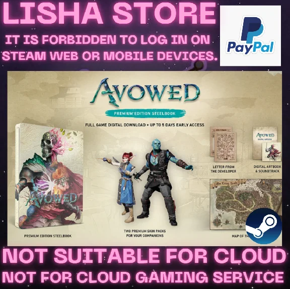 Avowed Premium Edition Steam Offline PAYPAL