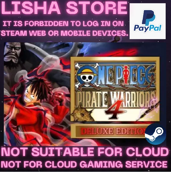ONE PIECE: PIRATE WARRIORS 4 Deluxe Edition+DLC PAYPAL