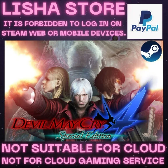 Devil May Cry 4 Special Edition Steam Offline Paypal