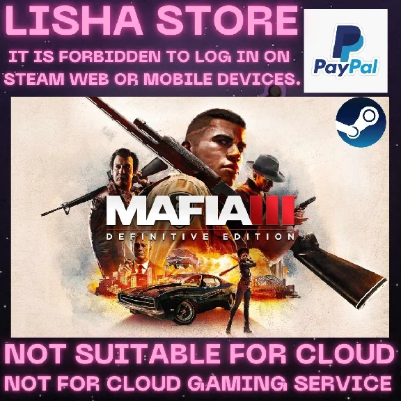 Mafia III: Definitive Edition Steam Offline Paypal
