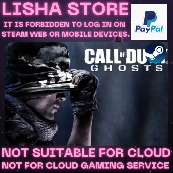 Call of Duty: Ghosts Steam Offline Paypal