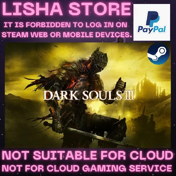 DARK SOULS III Steam Offline Paypal