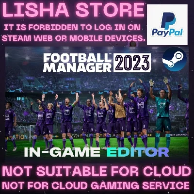Football Manager 2023+In-Game Editor Steam paypal