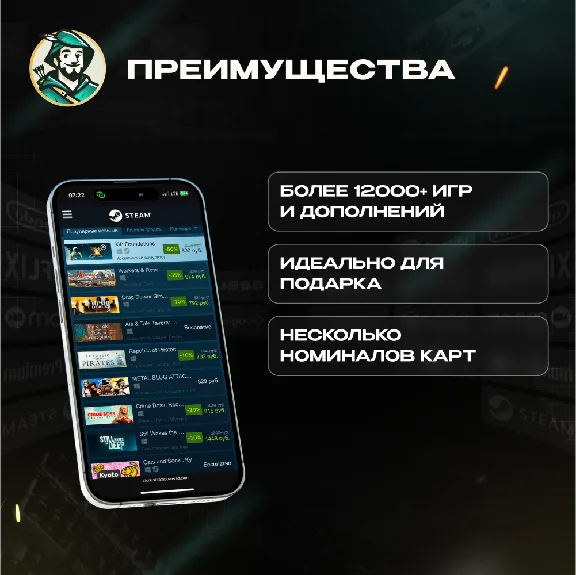 🔥STEAM GIFT CARD🔥25-110 PLN POLAND⚡️AUTO DELIVERY
