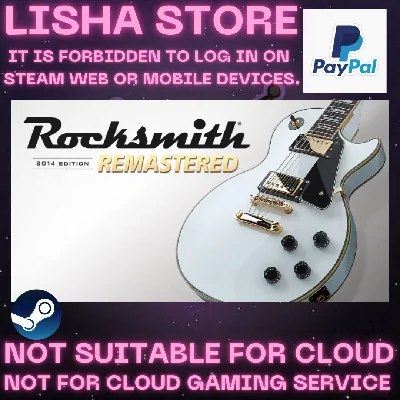 Rocksmith 2014 Edition Remastered Steam Offline Paypal
