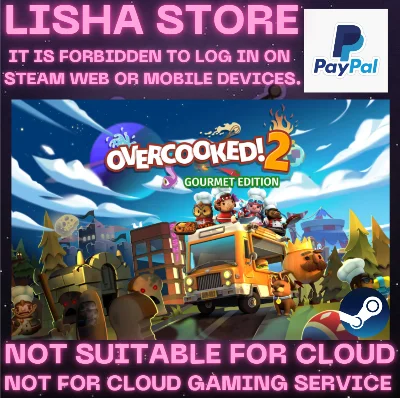Overcooked! 2 Gourmet Edition+Figment Steam For 90 days