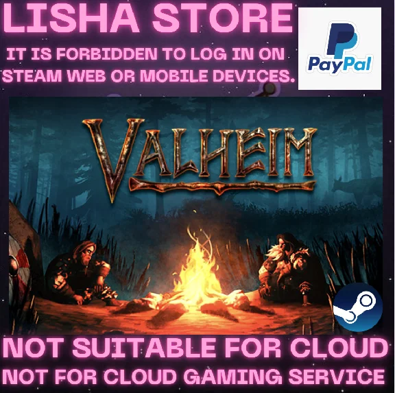 VALHEIM Steam Offline PAYPAL