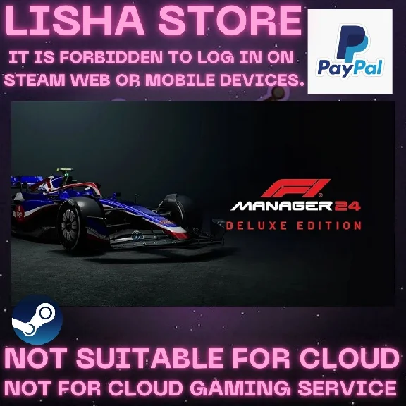 F1 Manager 2024 Deluxe Edition Steam Offline Paypal
