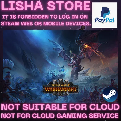 Total War: Warhammer III steam Offline PAYPAL