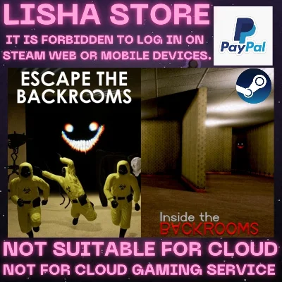 Inside The Backrooms+Escape The Backroom steam 90 days