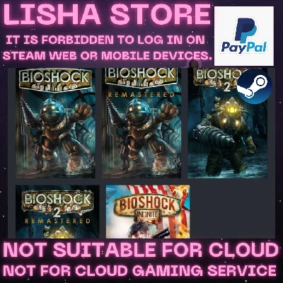 Bioshock Infinite+2+1 Remastered Steam Offline Paypal