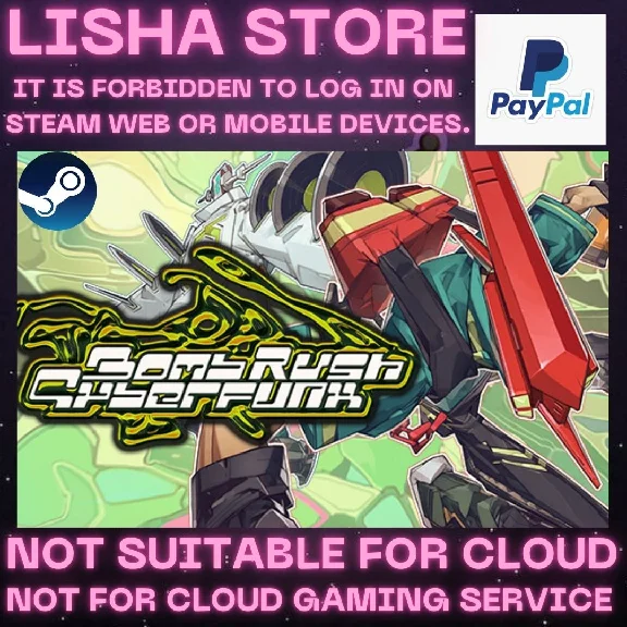Bomb Rush Cyberfunk Steam Offline Paypal