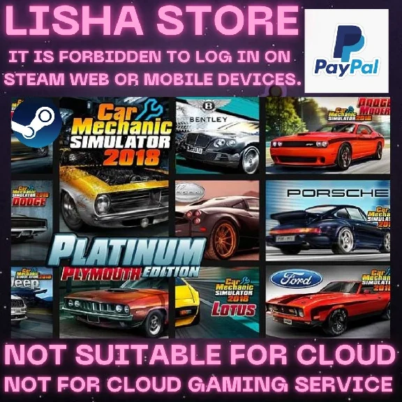 Car Mechanic Simulator 2018 Platinum Edition PAYPAL