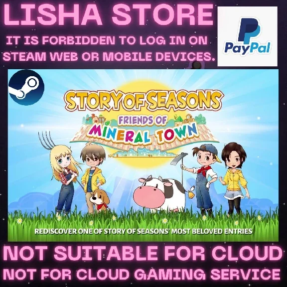 STORY OF SEASONS: Friends of Mineral Town Steam PAYPAL
