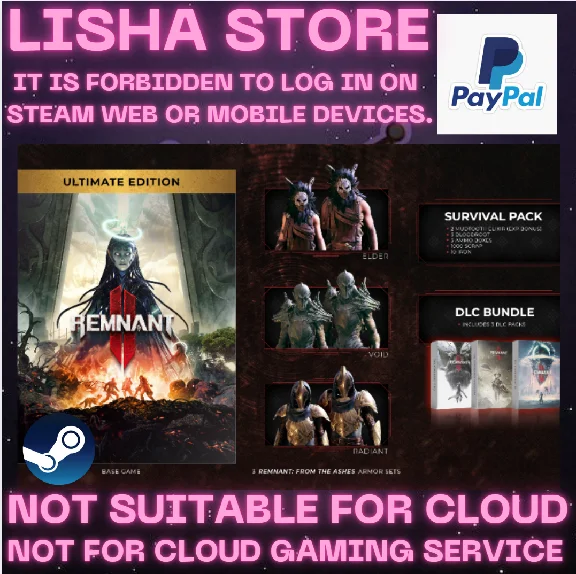 Remnant II Ultimate Edition Steam Offline PAYPAL