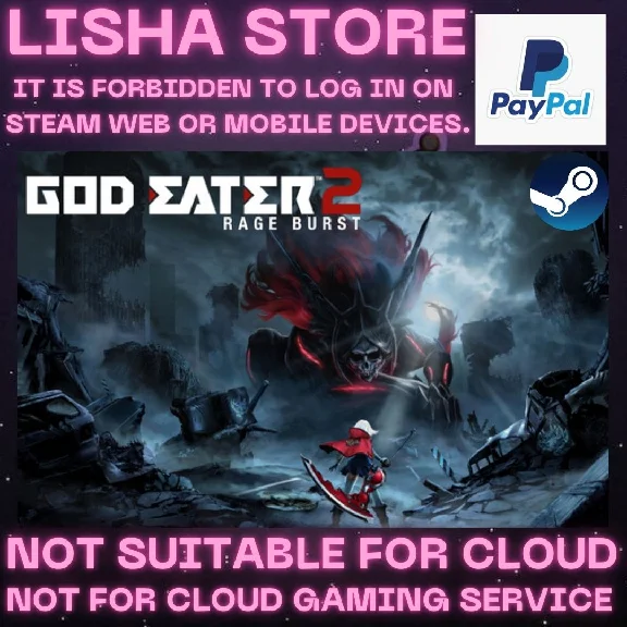 GOD EATER 2 Rage Burst Steam Offline Paypal