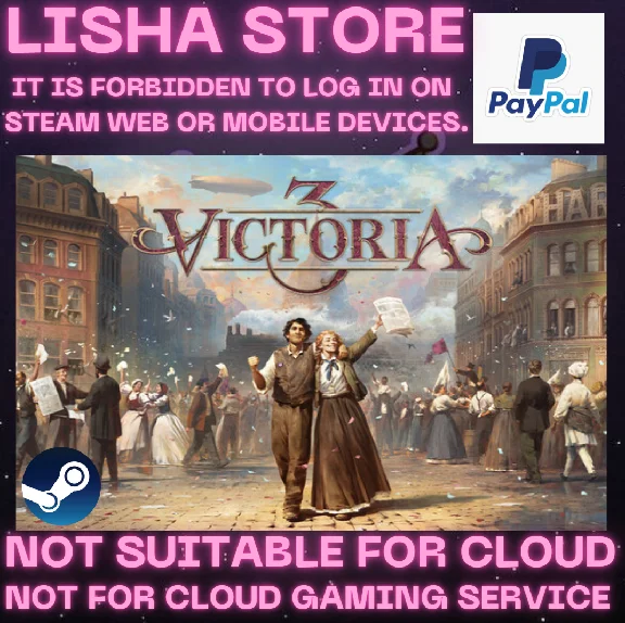 Victoria 3 Mac & PC Steam Offline PAYPAL