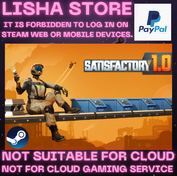Satisfactory Steam Offline PAYPAL