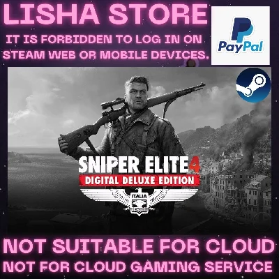 Sniper Elite 4 Deluxe Steam Offline Paypal
