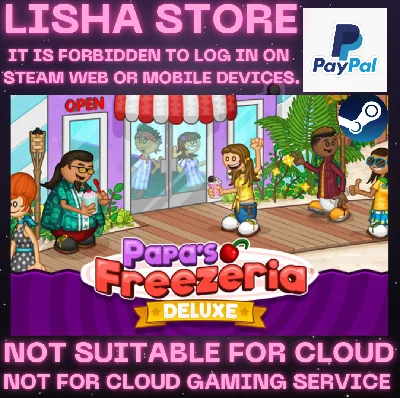 Papa´s Freezeria Deluxe Steam Offline PAYPAL