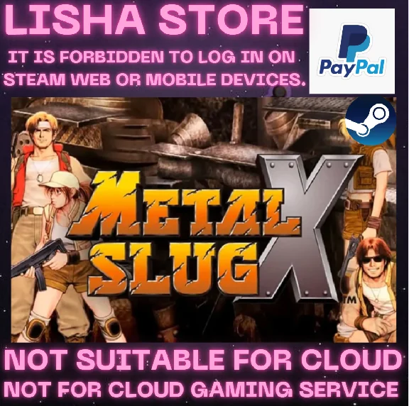 METAL SLUG X Steam Offline PAYPAL