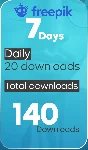 Account Freepik 7-365 days  downloader panel