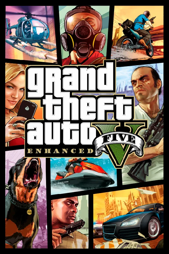 🔥GTA 5 Enhanced + World War Z + 293 GAMES EPIC GAMES🎁