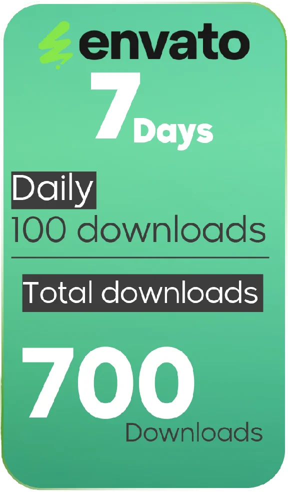 Account Envato Elements 7-365 days  downloader panel