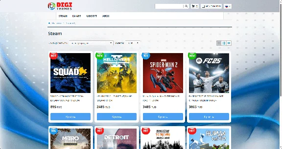 Additional content for the Digiseller store catalog